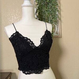 Express Black Textured Camisole